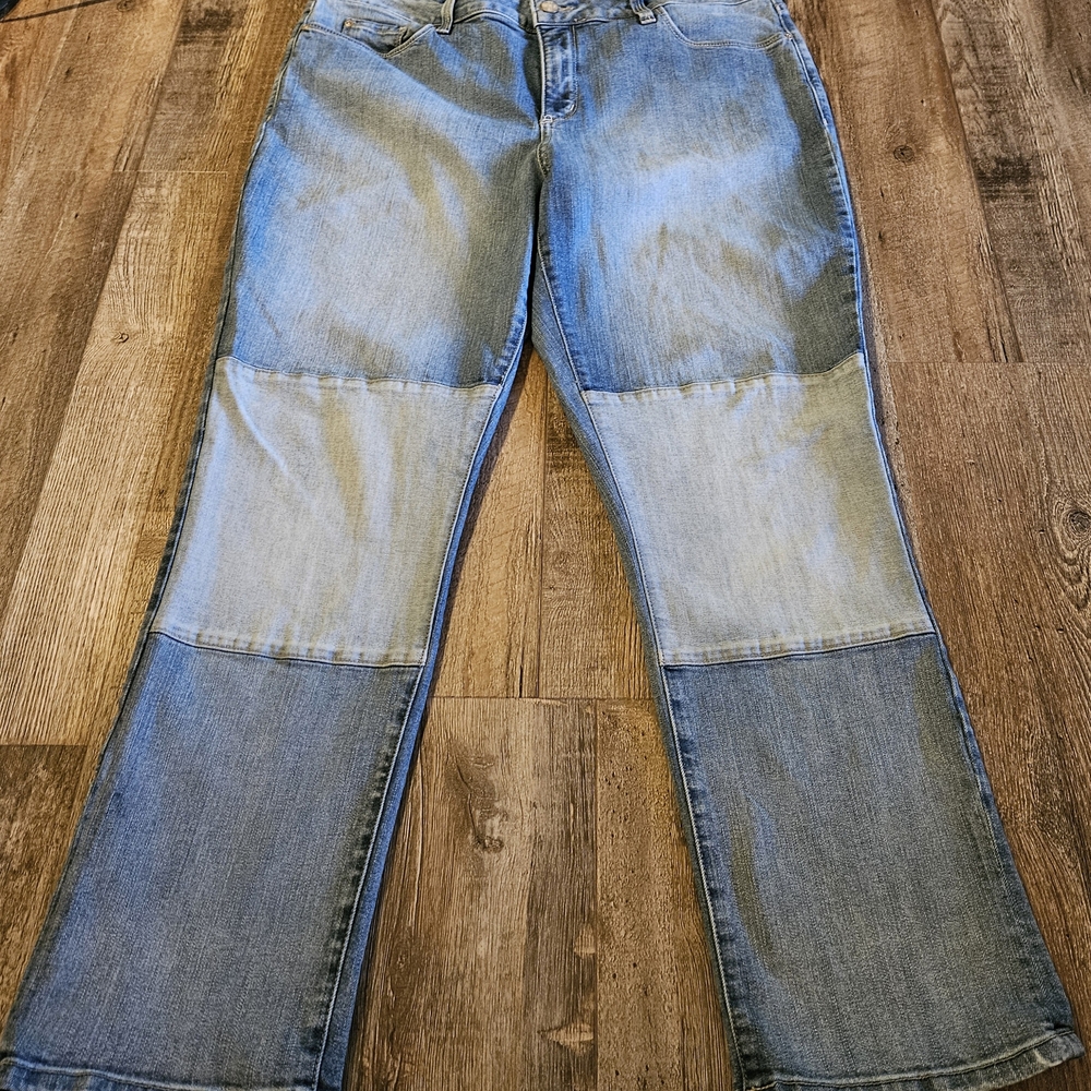NYJD Patchwork Blue Jeans